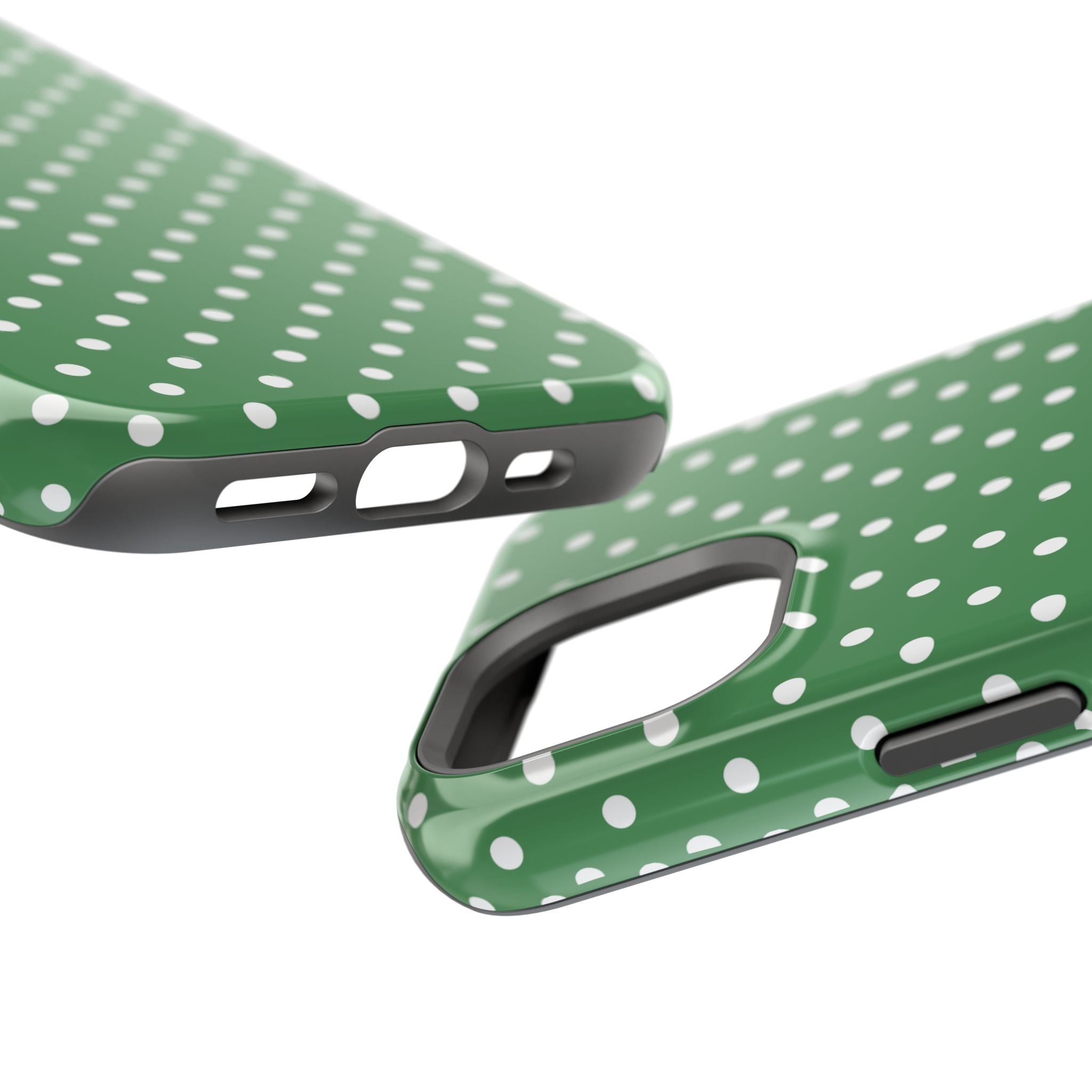 Green Polka Dot iPhone Case