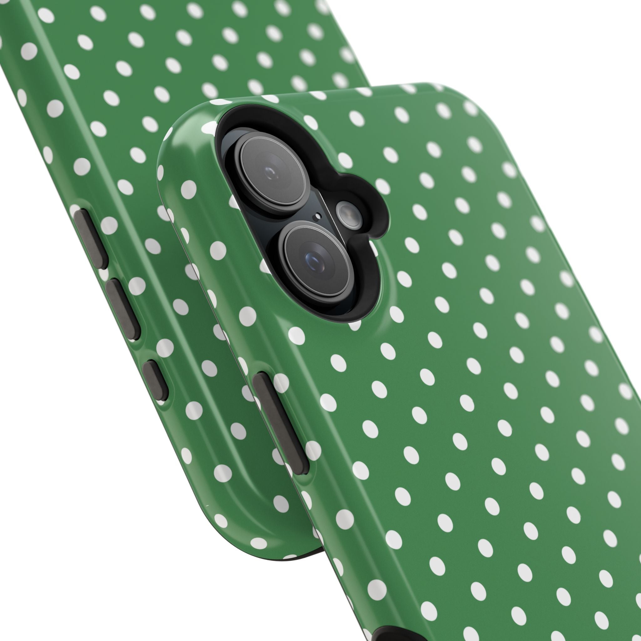 Green Polka Dot iPhone Case