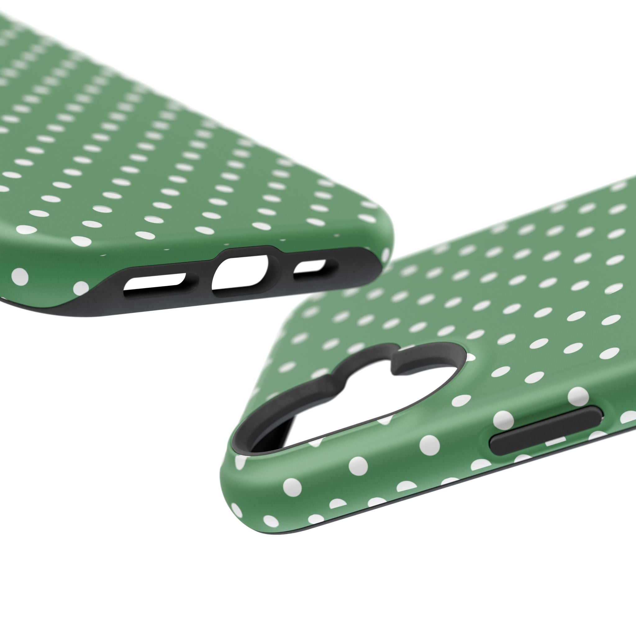 Green Polka Dot iPhone Case
