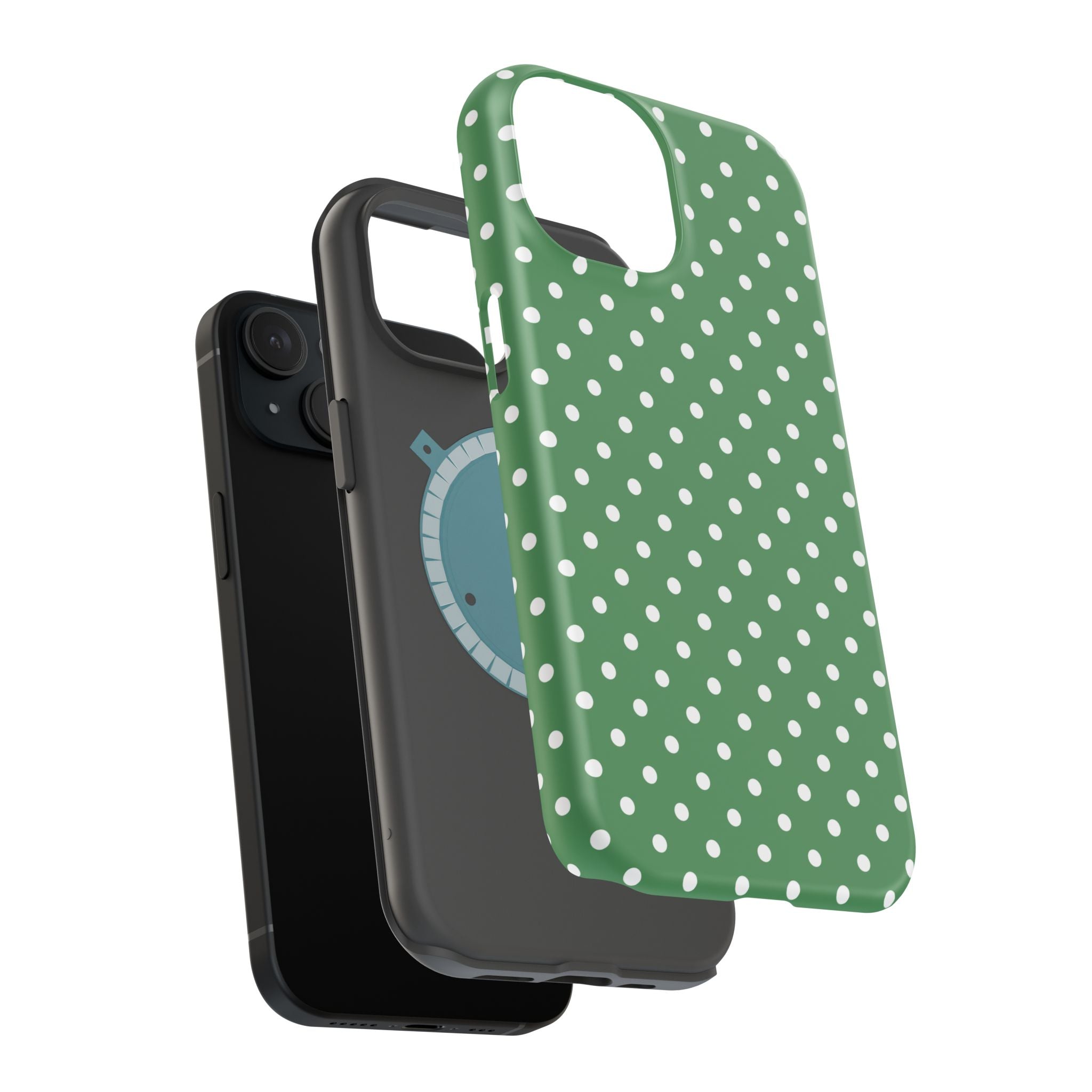 Green Polka Dot iPhone Case