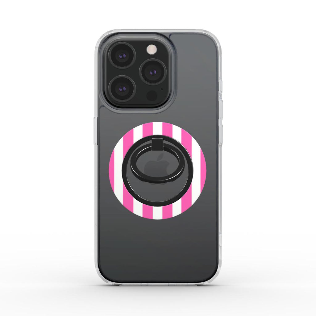 Hot Pink Stripes Ring Holder