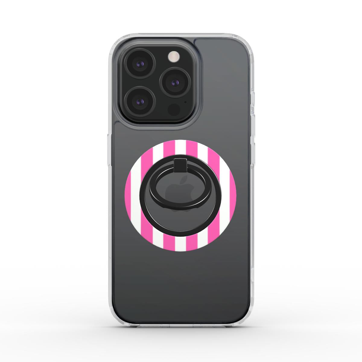Hot Pink Stripes Ring Holder