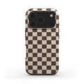 Mocha Check iPhone Case
