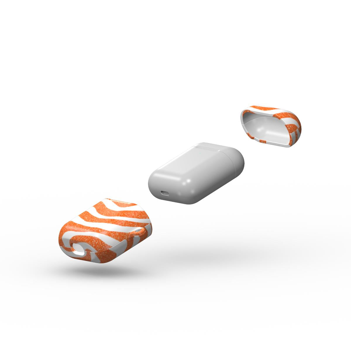 Tangerine Waves AirPod Case