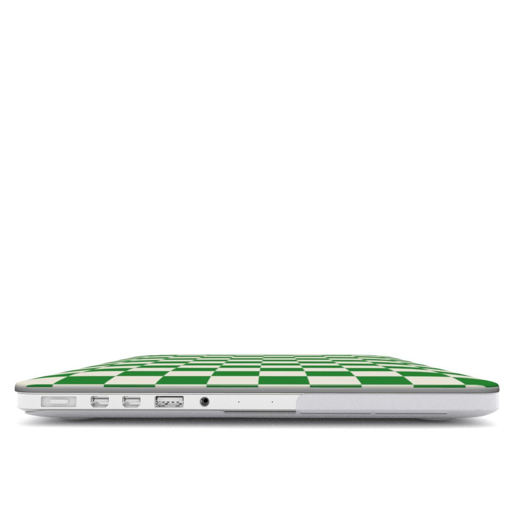 Matcha Check MacBook Case