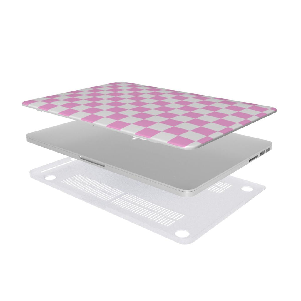 Ballet Check MacBook Case
