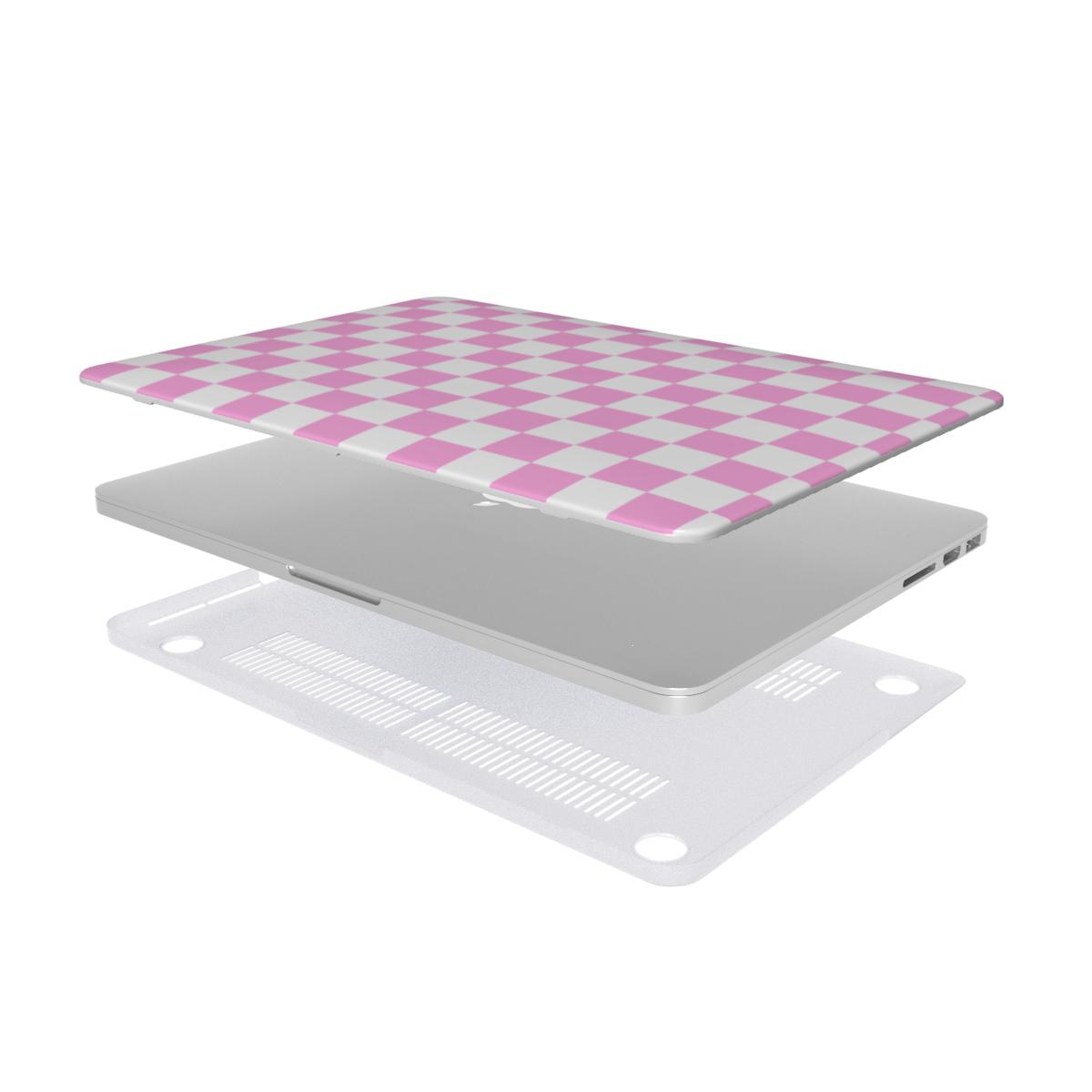 Ballet Check MacBook Case