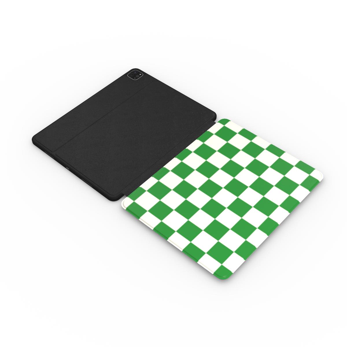 Matcha Check iPad Case