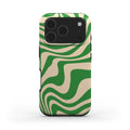 Matcha Cream Swirl iPhone Case