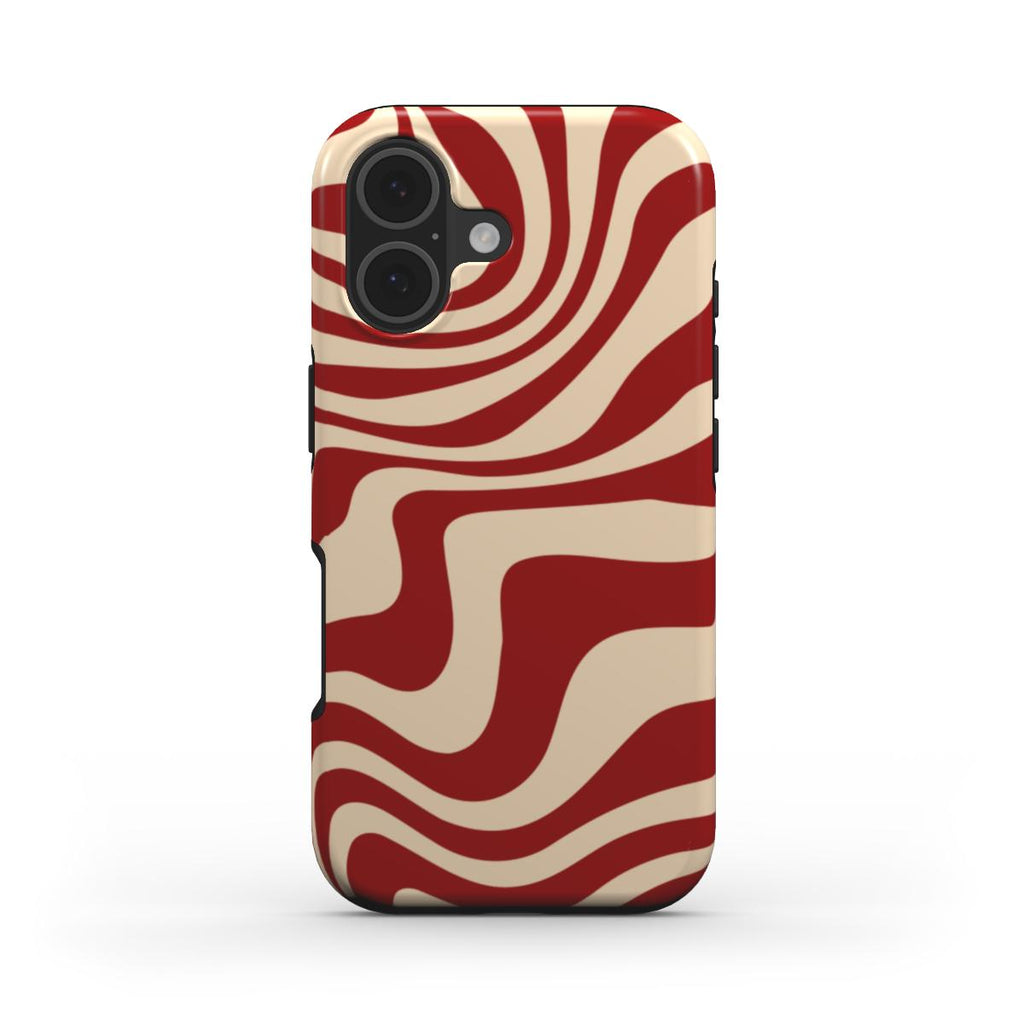 Cherry Cream Swirl iPhone Case