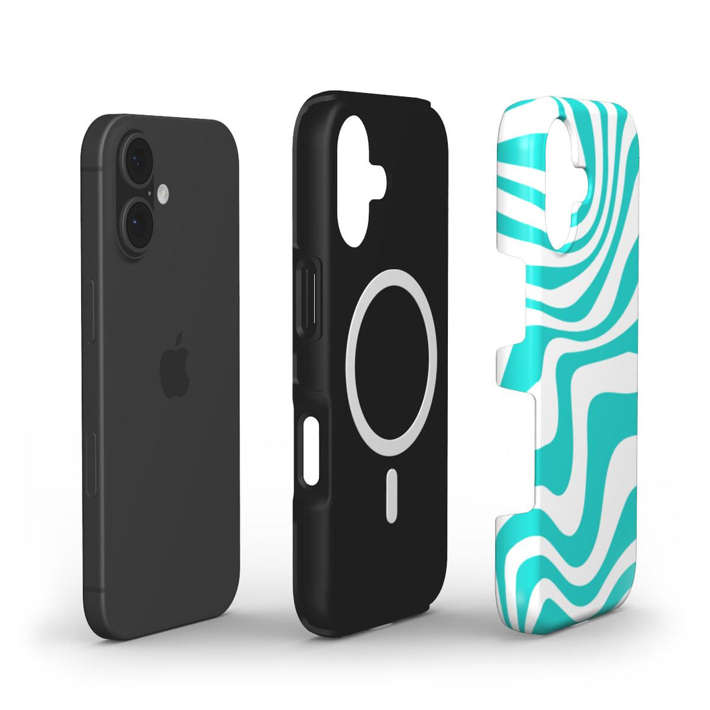 Aqua Wave iPhone Case