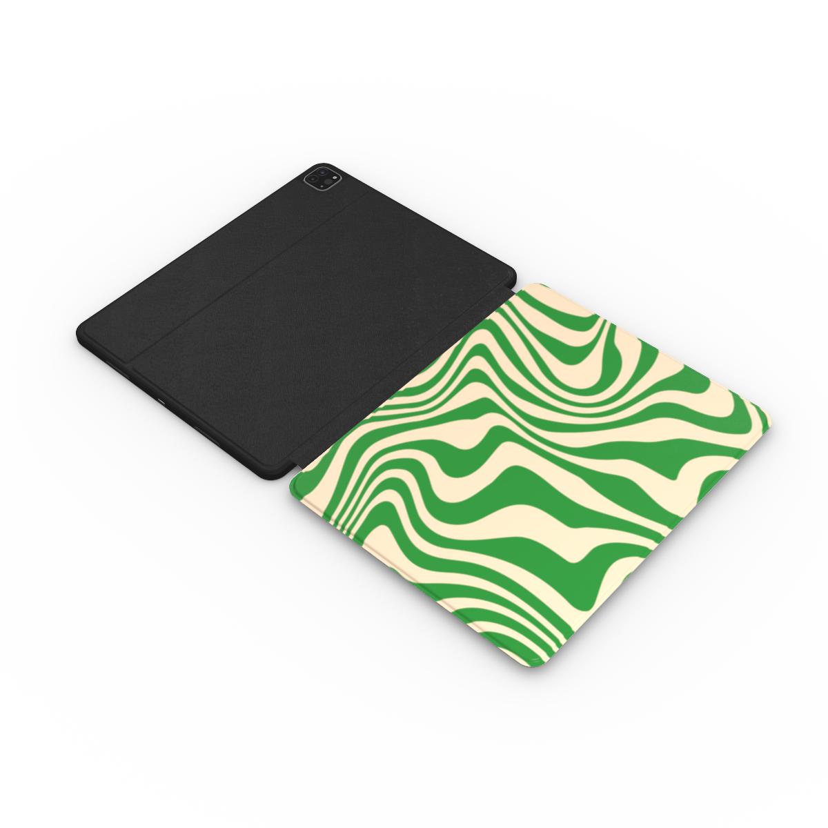 Matcha Cream Swirl iPad Case