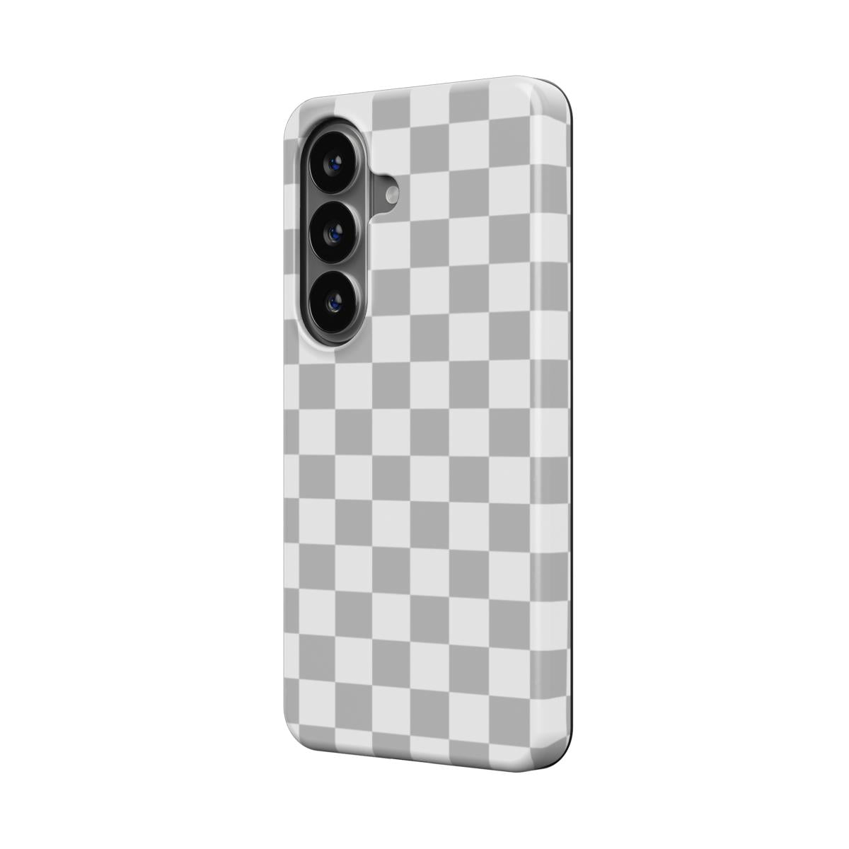 Grey Check Samsung Phone Case