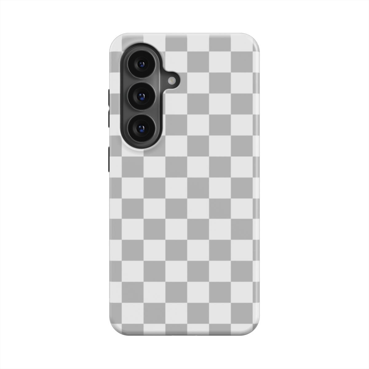 Grey Check Samsung Phone Case