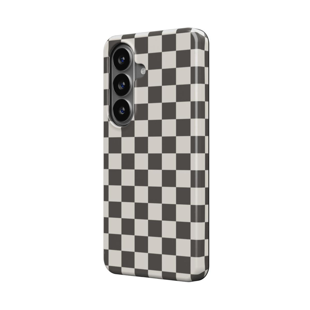 Espresso Foam Check Samsung Galaxy Case