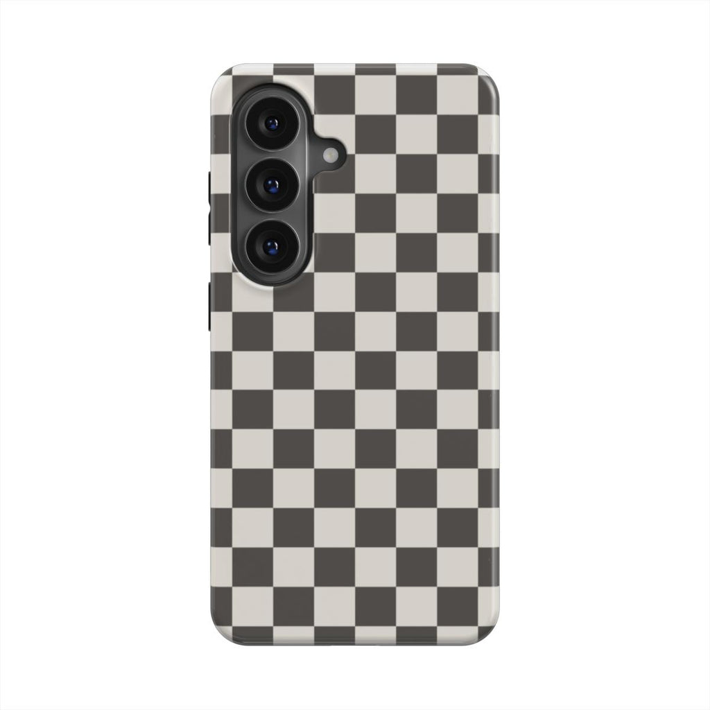 Espresso Foam Check Samsung Galaxy Case