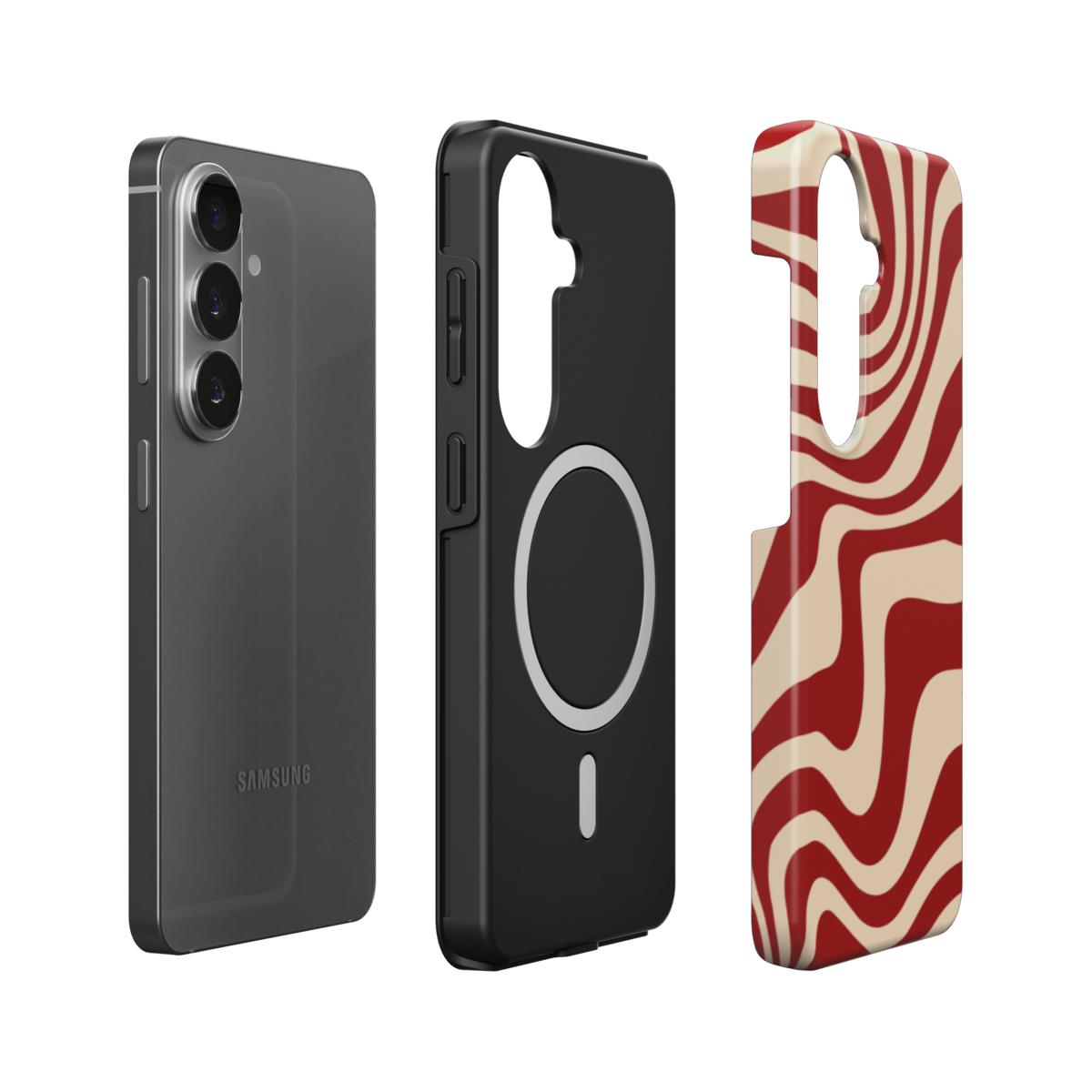 Cherry Cream Swirl Samsung Galaxy Phone Case