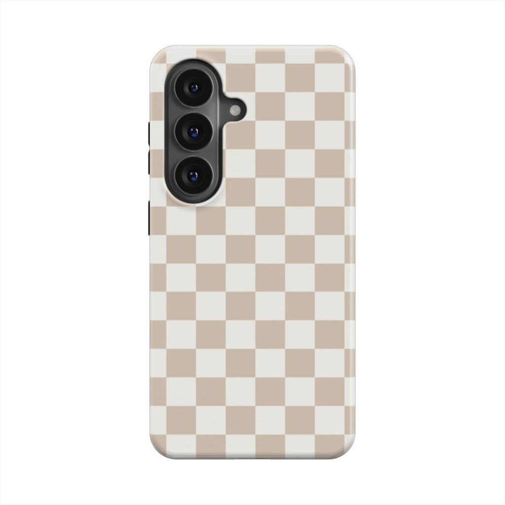 Latte Check Samsung Galaxy Case