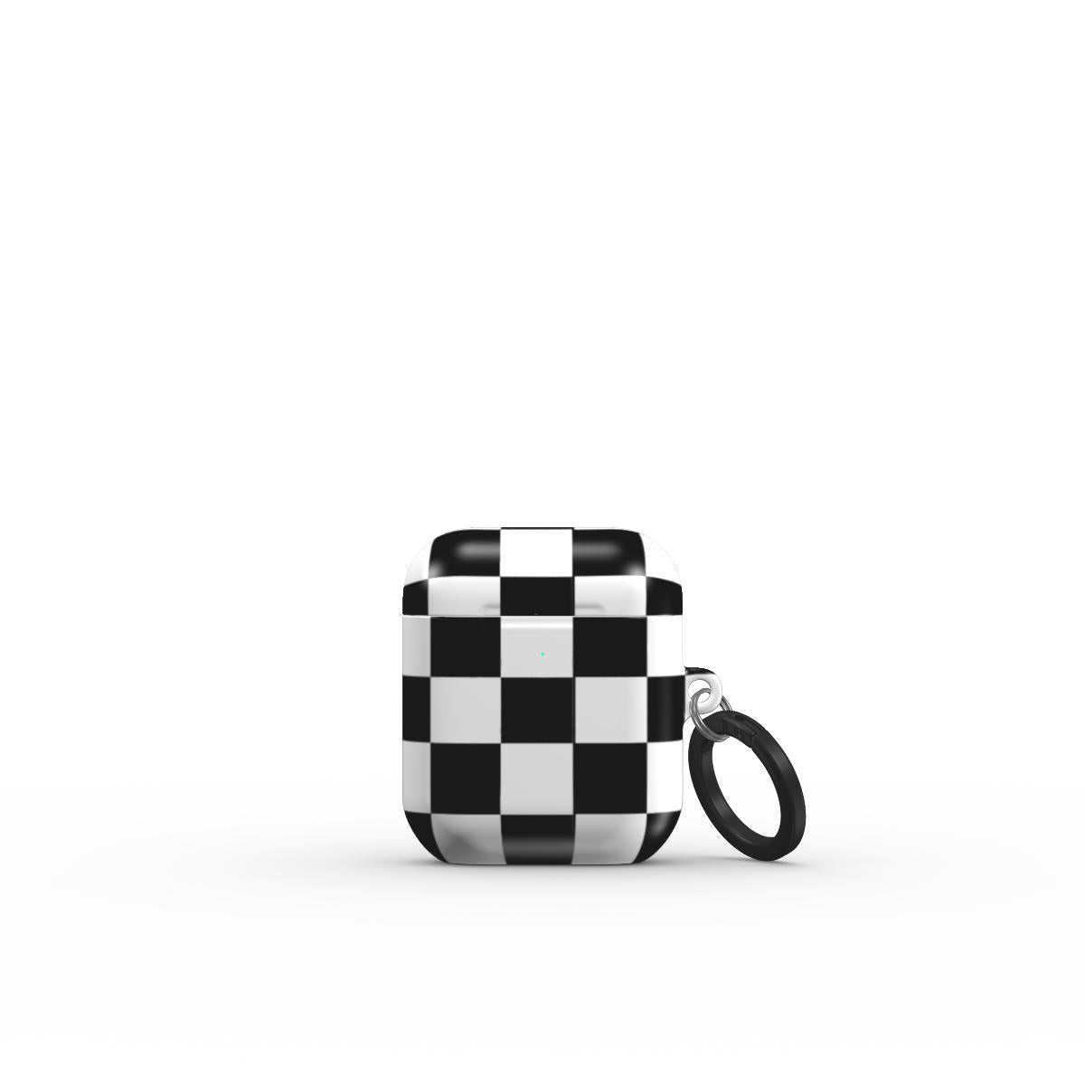 Black & white Check Airpods Case