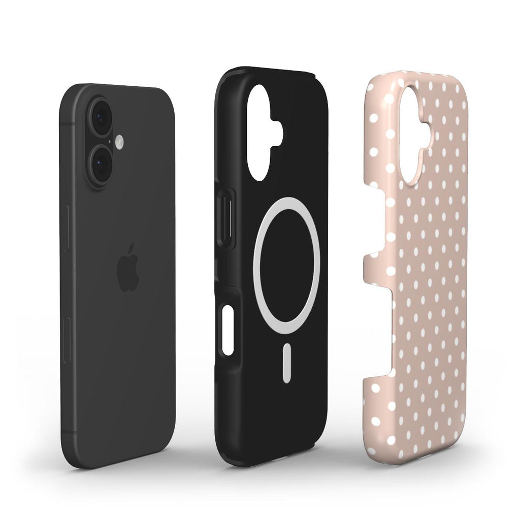 Nude Polka iPhone Case