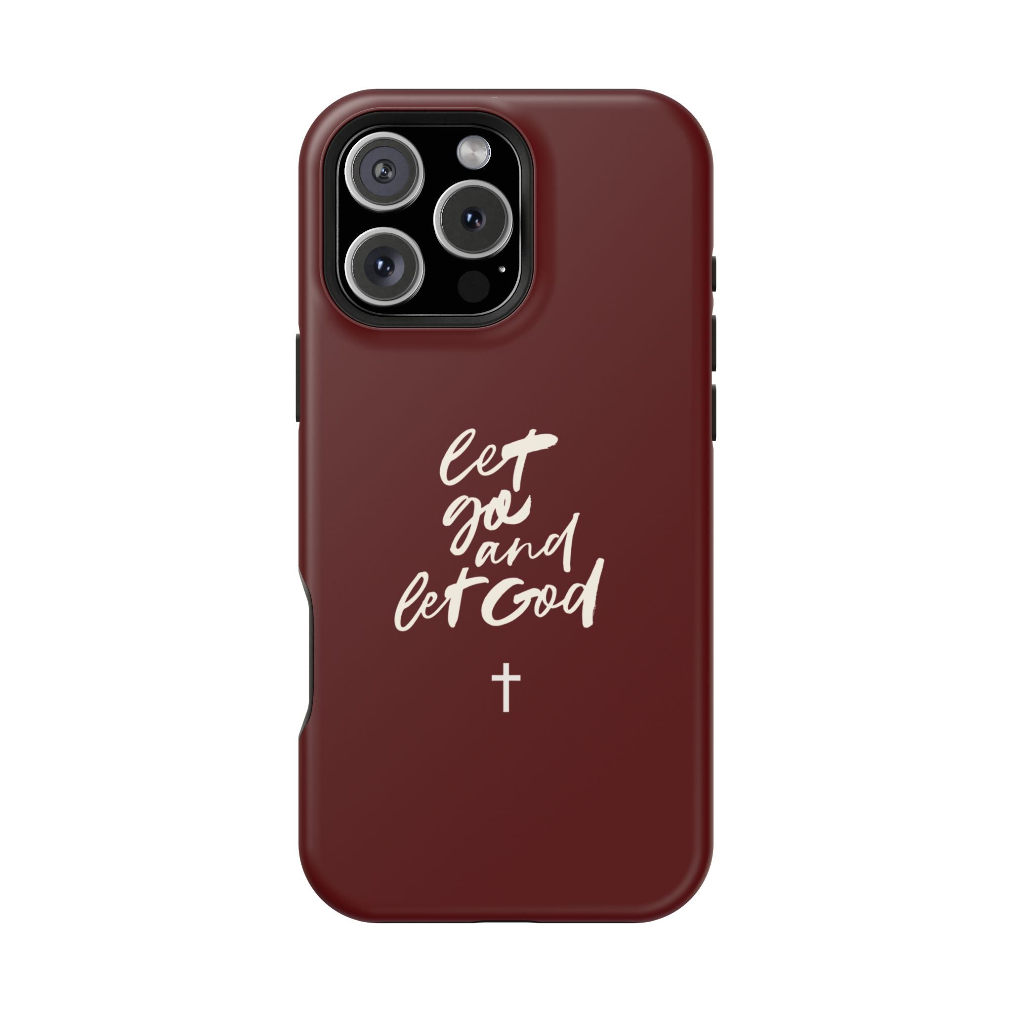 Let God and Let God Burgundy Case