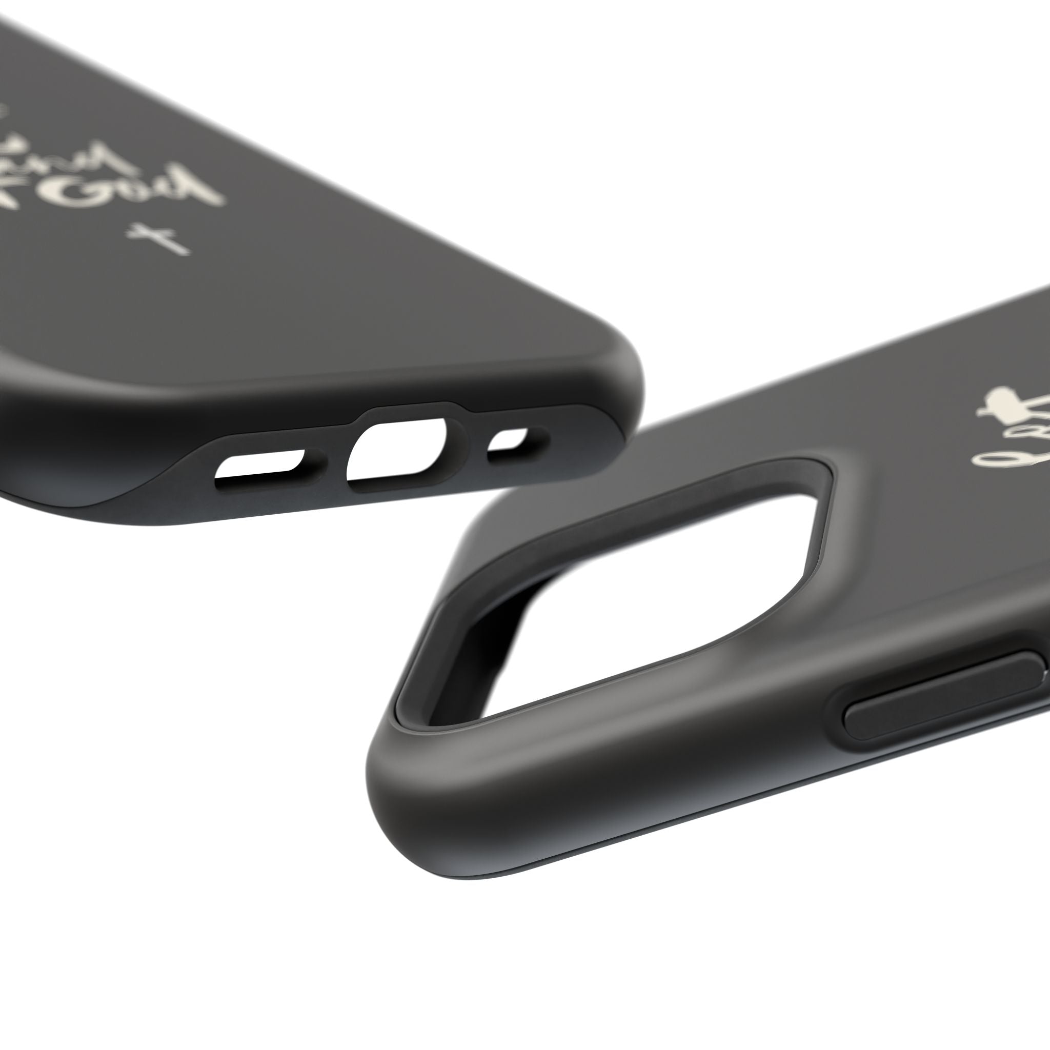 Let Go and Let God Black iPhone Case