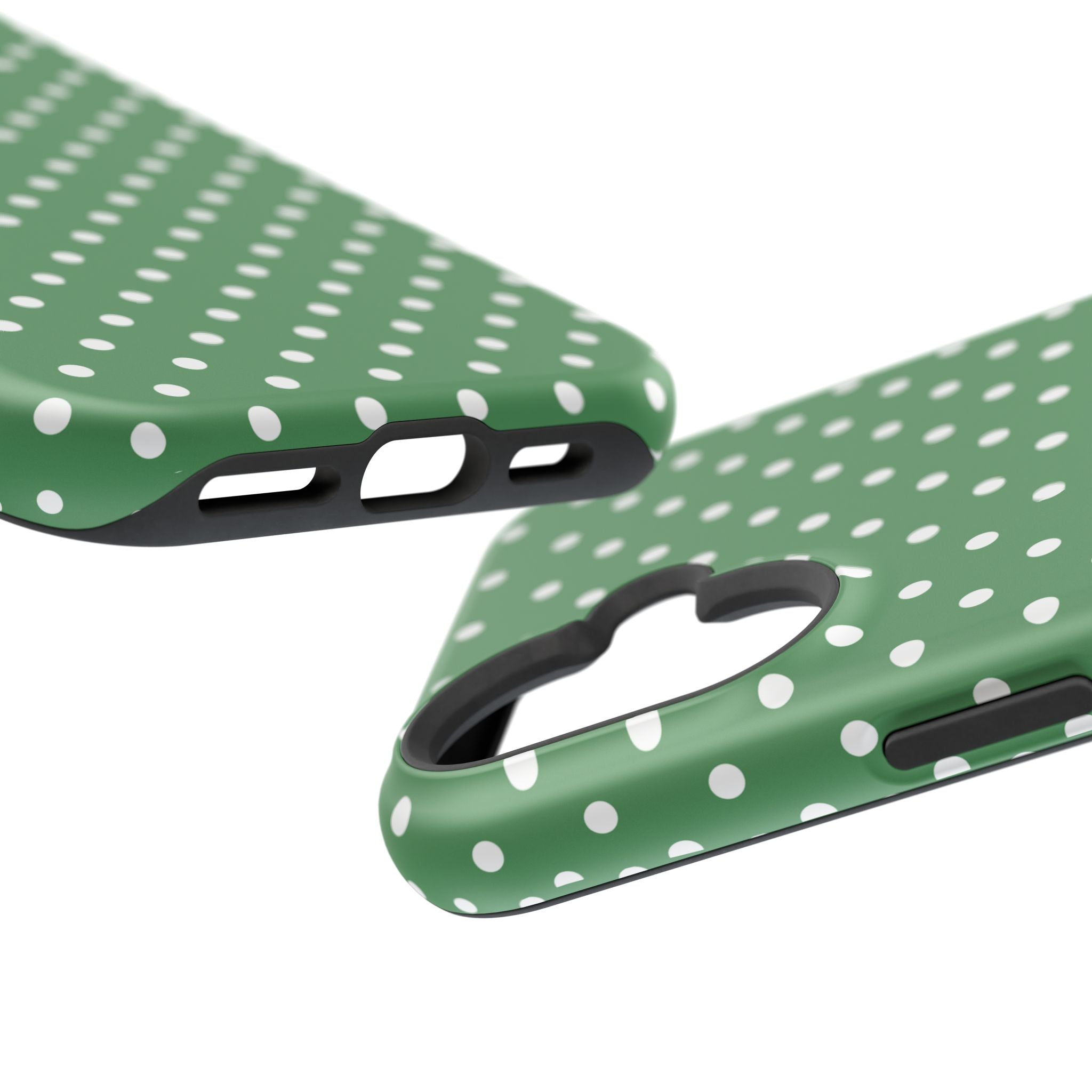 Green Polka Dot iPhone Case