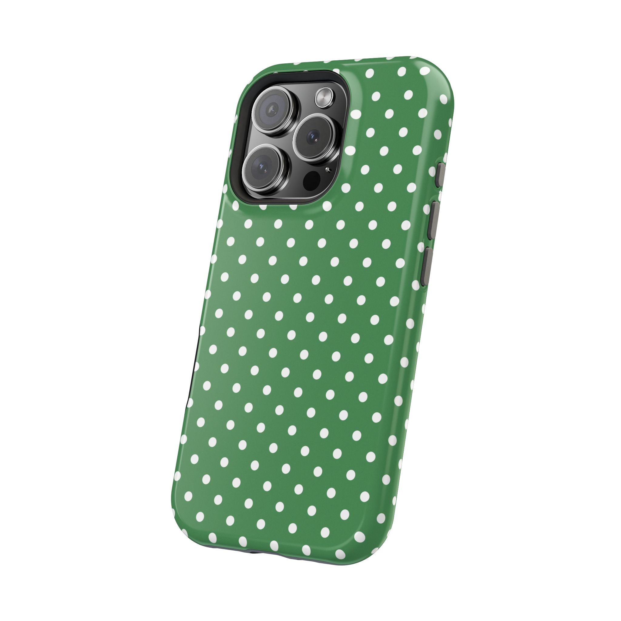 Green Polka Dot iPhone Case