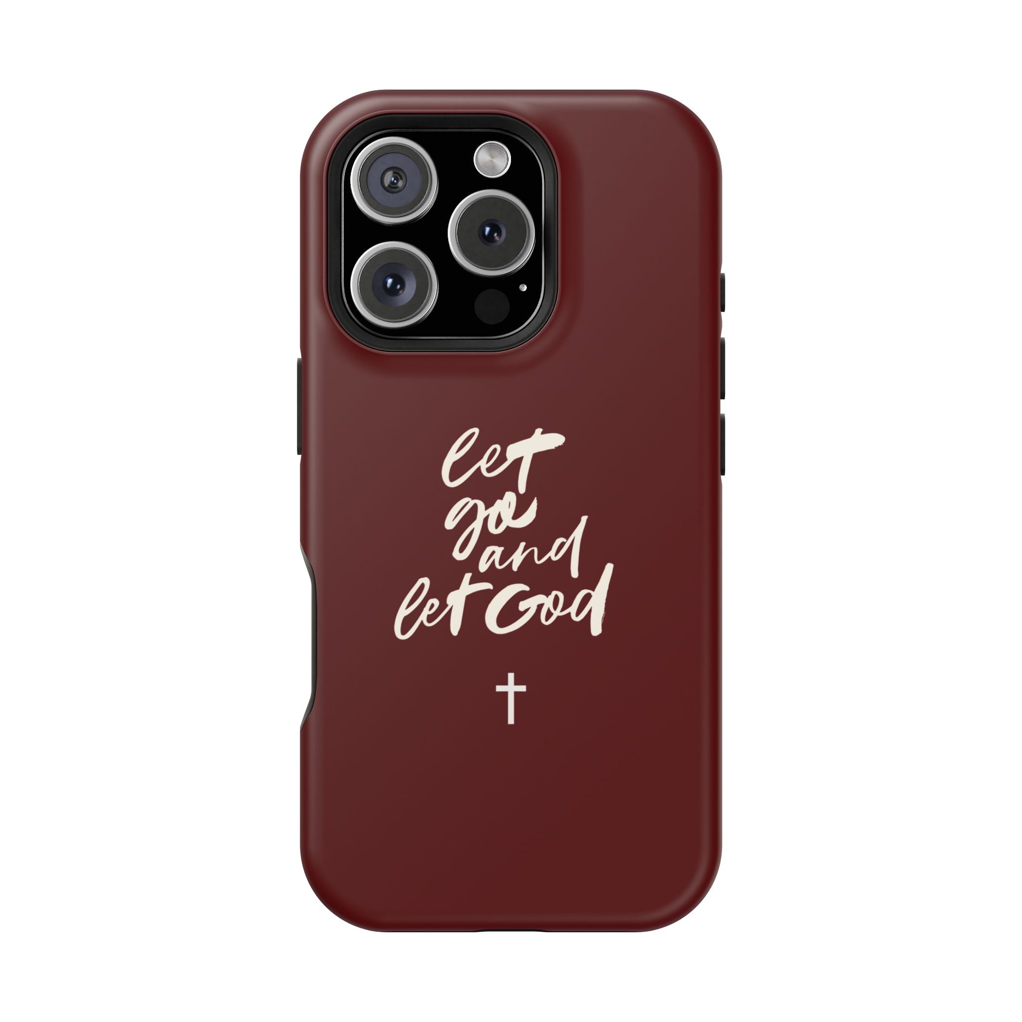 Let God and Let God Burgundy Case