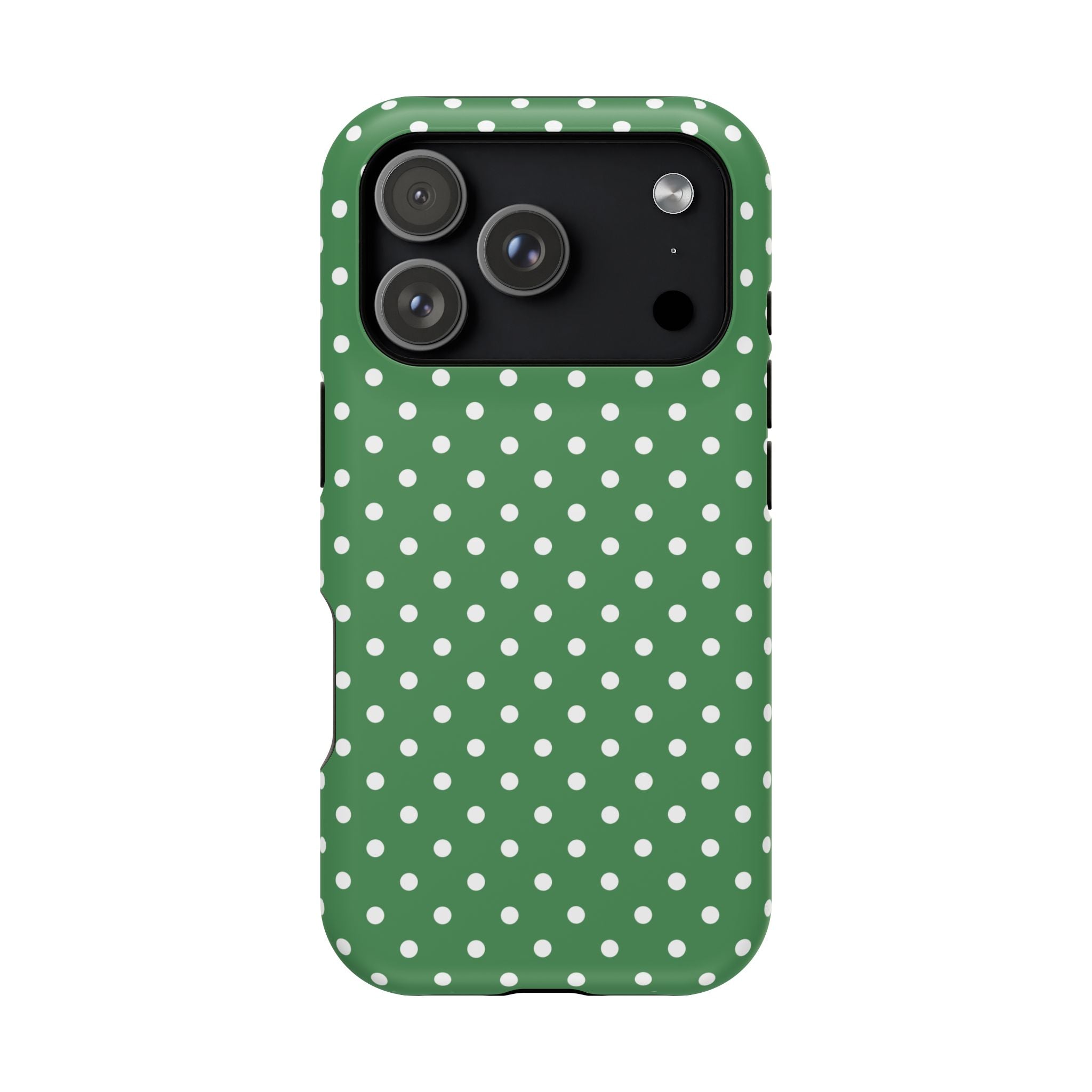 Green Polka Dot iPhone Case