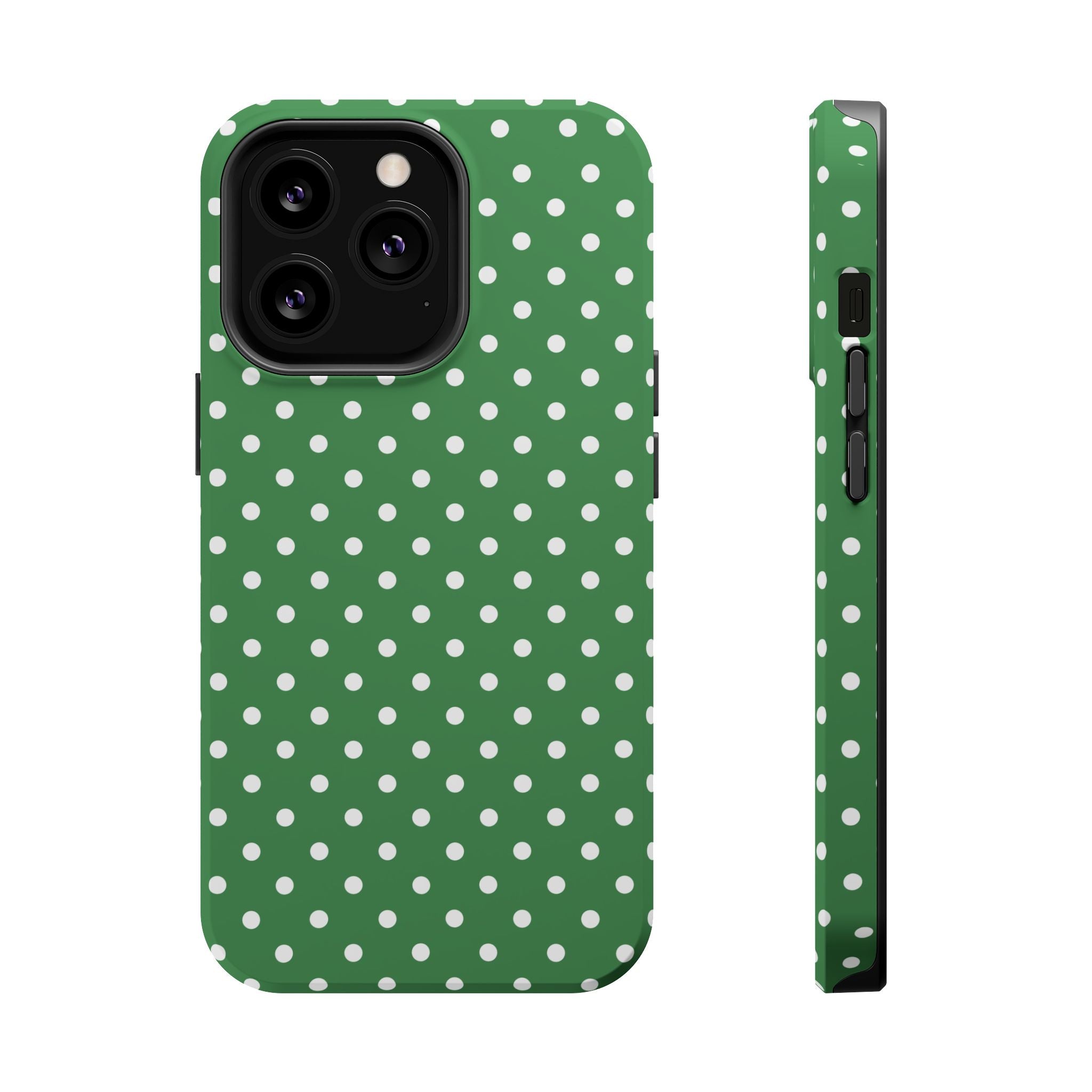 Green Polka Dot iPhone Case