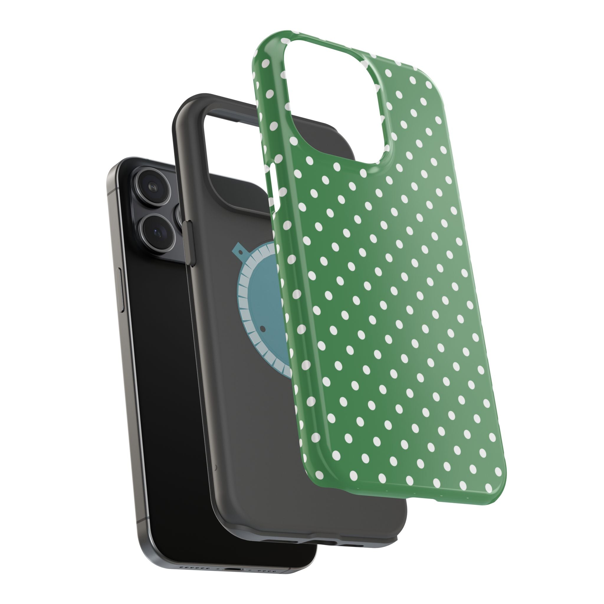 Green Polka Dot iPhone Case