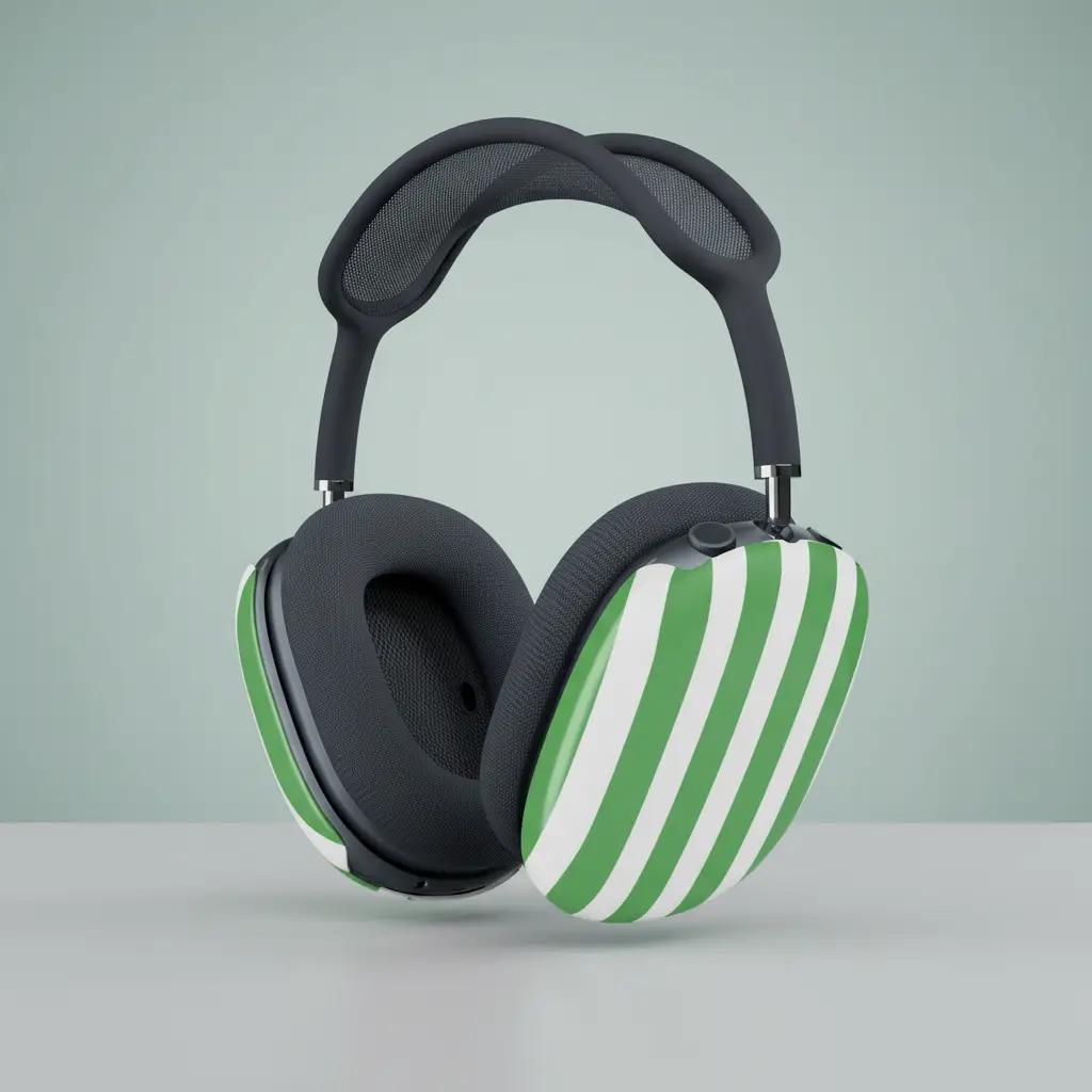 Matcha Stripes Airpod Max Case